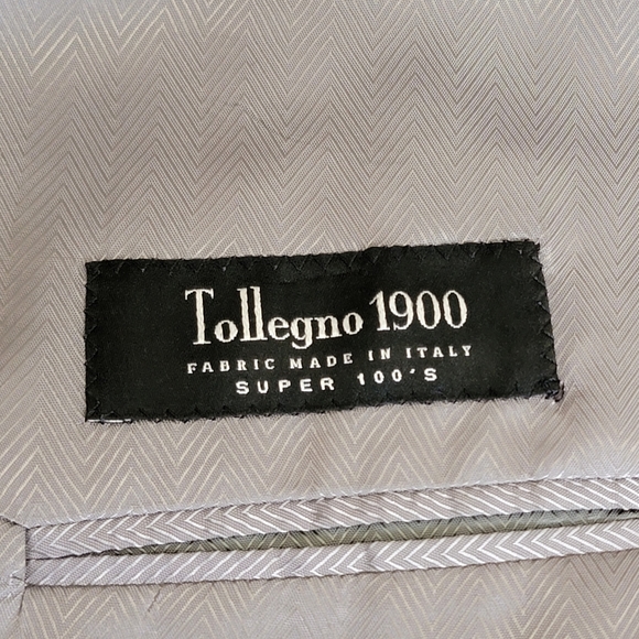 Joseph Abboud Tollegno 1900 2-Piece Suit, Check Pattern, 44 XL - Picture 7 of 15